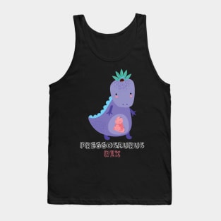 Preggosaurus Rex Awesome T shirt For Pregnant People Tank Top